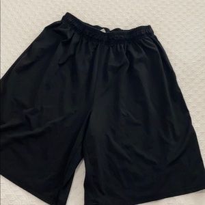 Black Russell Gym Shorts